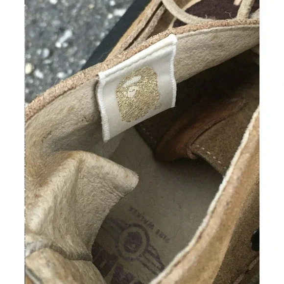 A Bathing Ape High Top Moccasin Bapestas Loafers - Picture 5 of 5